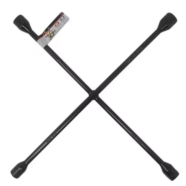 (image for) Lug Wrench 20" 4 Way Cross 17MM, 3/4”, 13/16” & 7/8” Dexter/Redneck #LW433
