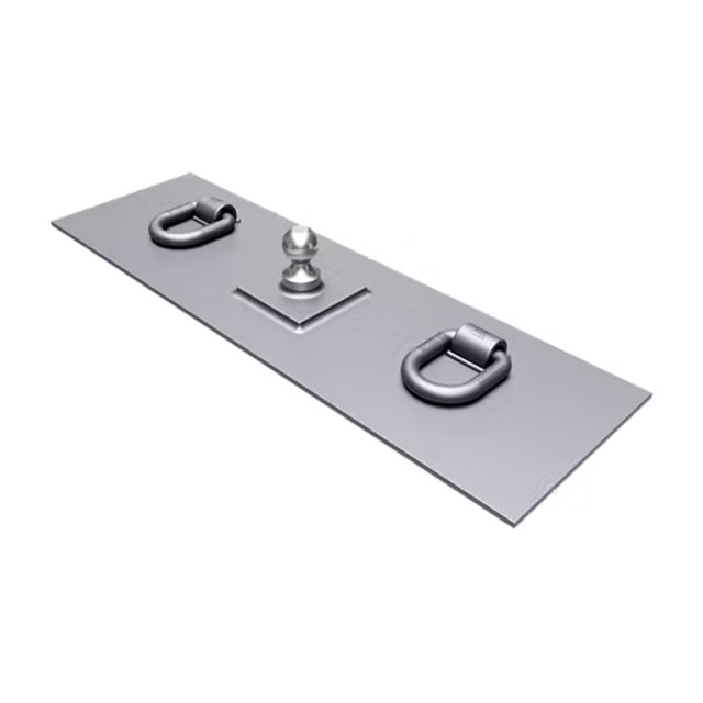 (image for) Gooseneck Hitch Plate 3/8” x 15” x 42” 1" Rise Dexter/Redneck #2516BP-1RD