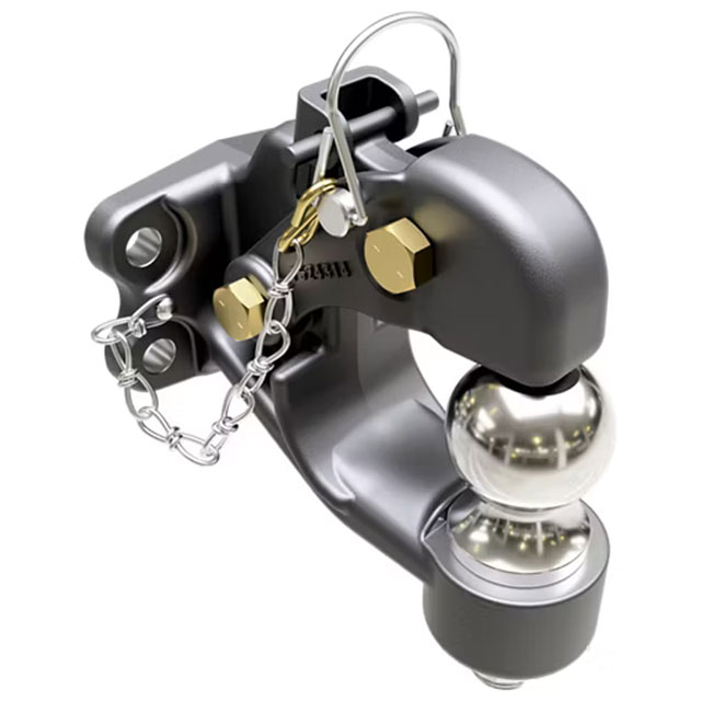 (image for) Combination Pintle Hitch 16K/16K 2" Ball Dexter/Redneck #DPH2000-US