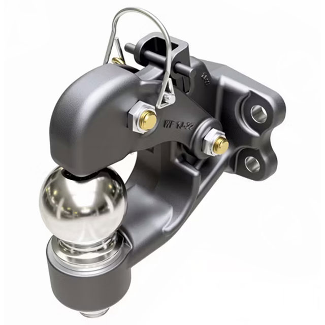 (image for) Combination Pintle Hitch 16K/16K 2 5/16" Ball Dexter/Redneck #DPH2516-US