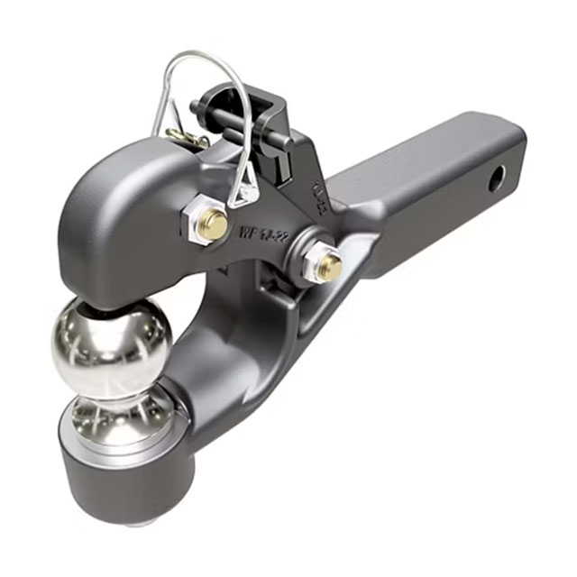 (image for) Combination Pintle Hitch 2" Receiver 10k/10k 2" Ball Dexter/Redneck #DPR2000