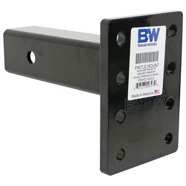 (image for) Trailer Receiver Hitch Pintle Mount 16k 3 Position Dexter/Redneck #PMHD14202