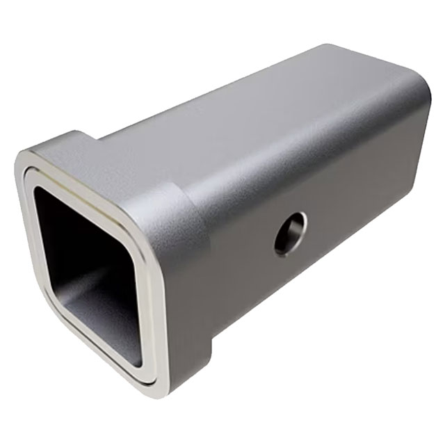 (image for) Trailer Receiver Tube 2" Square Hitch Bar 6" Long Raw Dexter/Redneck #RB06UP