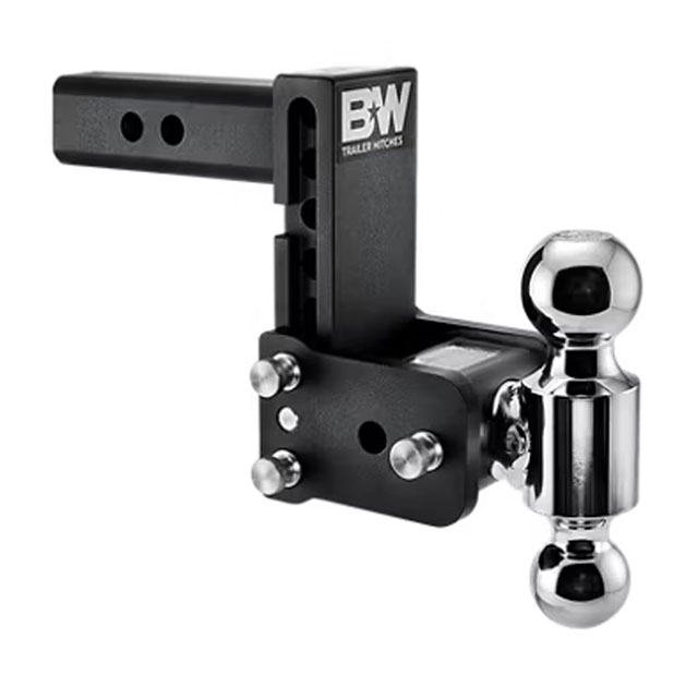 (image for) Trailer Receiver Hitch Ball-Mount Adjustable Channel Multi-Ball 10k 5" Drop Dexter/Redneck #TS10037B