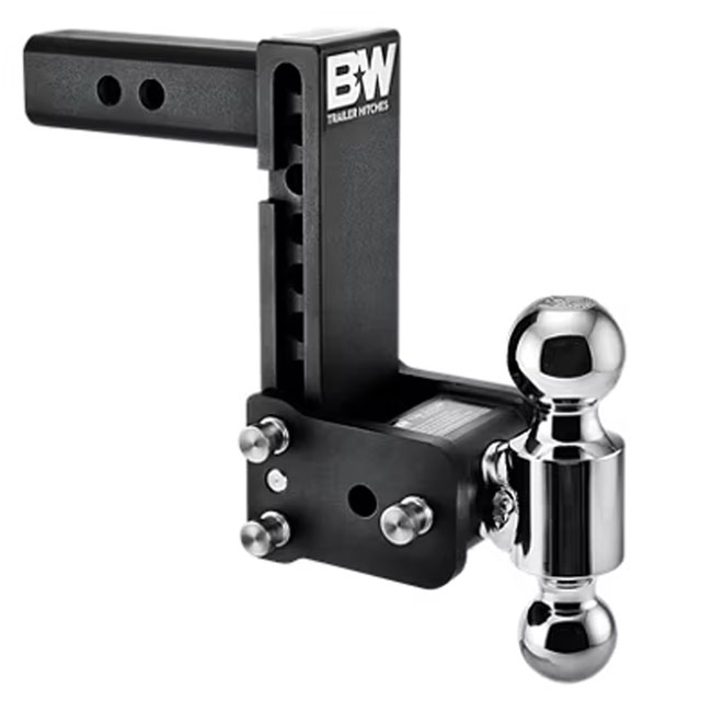 (image for) Trailer Receiver Hitch Ball-Mount Adjustable Channel Multi-Ball 10k 7" Drop Dexter/Redneck #TS10040B