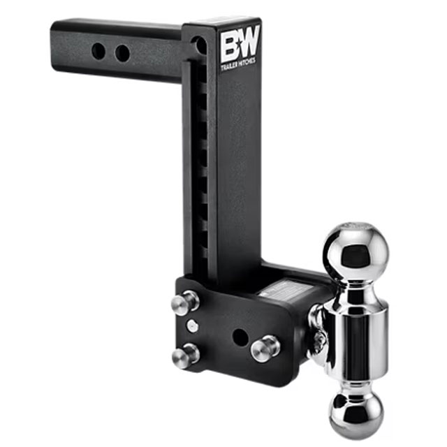 (image for) Trailer Receiver Hitch Ball-Mount Adjustable Channel Multi-Ball 10k 9" Drop Dexter/Redneck #TS10043B