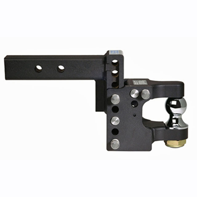 (image for) Combo Pintle Hitch Tow & Stow 2" Receiver 16k/16k 2 5/16" Ball Dexter/Redneck #TS10056B