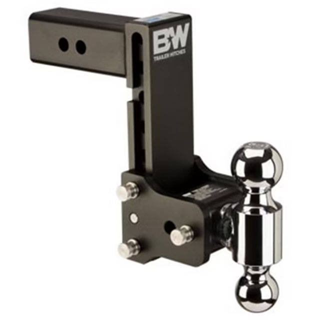 (image for) Trailer Receiver Hitch Ball Mount 14.5k 9" Drop Dual Ball Dexter/Redneck #TS20043B
