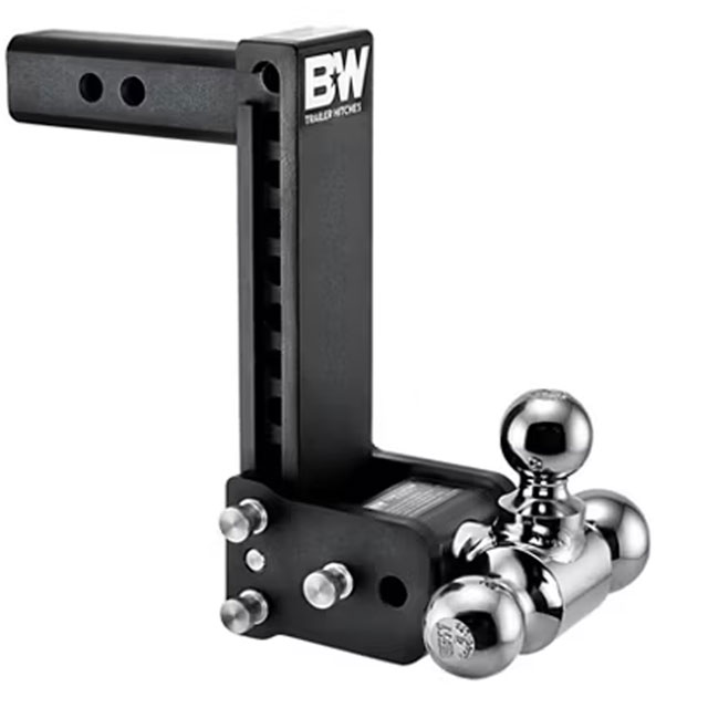 (image for) Trailer Receiver Hitch Ball Mount 14.5k 9" Drop Triple Ball Dexter/Redneck #TS20050B