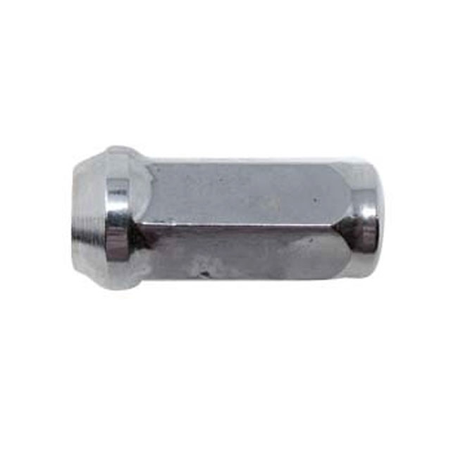(image for) Trailer Hex Wheel Nut Chrome Bulge/Acron 9/16"-18 60° Cone Dexter/Redneck #916CLN-34