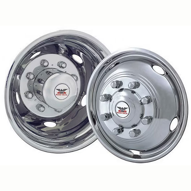 (image for) Dually Truck Wheel Simulator Set Snap On 16" 8 Lug Dexter/Redneck #GQ64