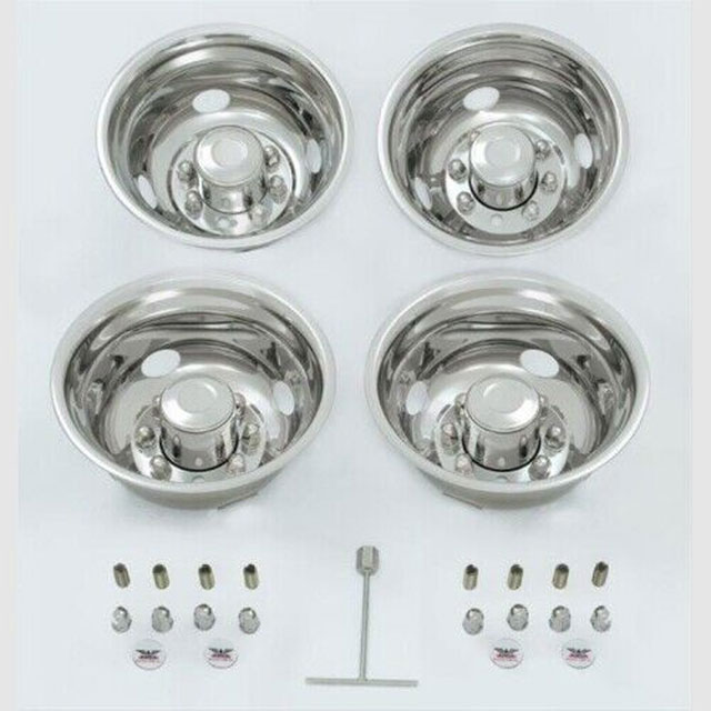 (image for) Trailer Dual Wheel Simulator Set Bolt On 16"-16.5" Wheels 8 Lug Dexter/Redneck #NDT165