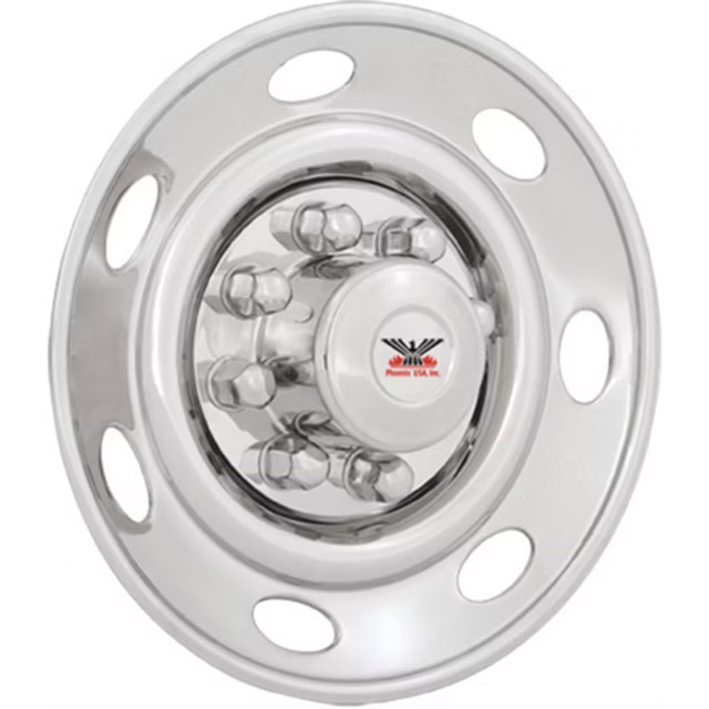 (image for) Trailer Wheel Simulator Set Bolt On 16"-16.5" Wheels 8 Lug Dexter/Redneck #NST06