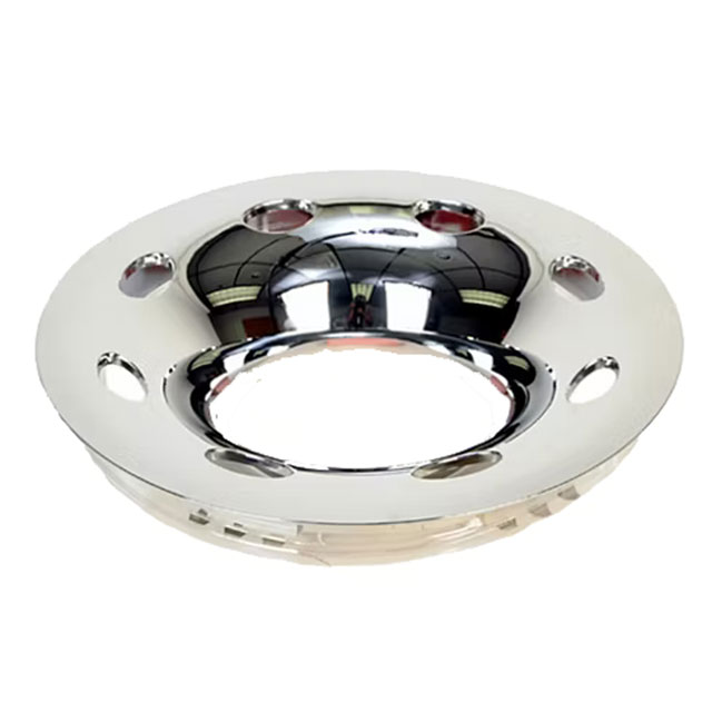 (image for) Trailer Wheel Liner Chrome 16" Wheels 6 On 5.5" Bolt Pattern Dexter/Redneck #QT6556CLO