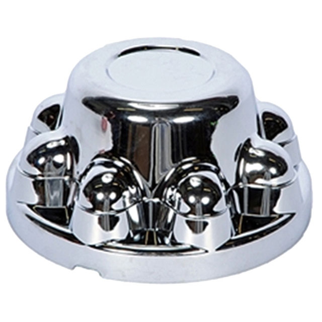 (image for) Trailer Wheel Hub Cover Chrome 16.5"-17.5 Wheels 8 On 6.5" Bolt Pattern Dexter/Redneck #QT965CHN