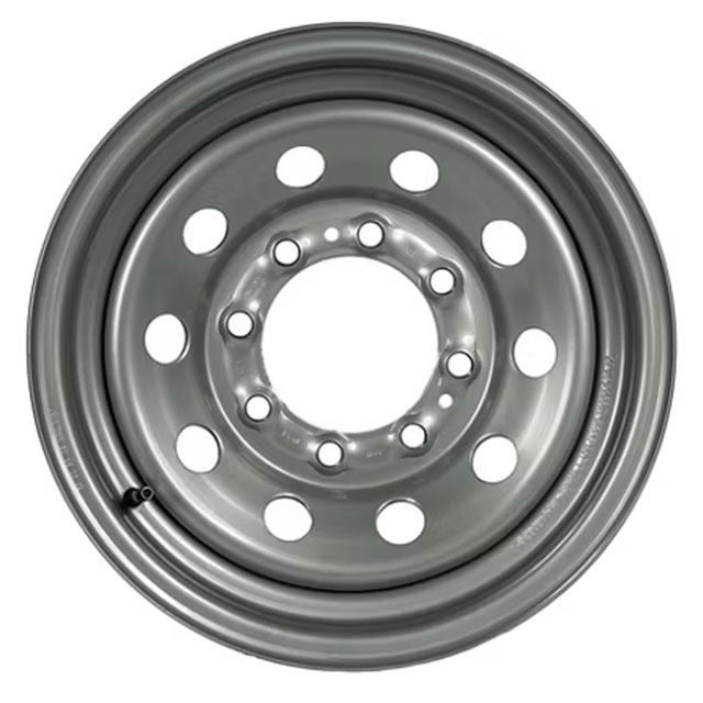 (image for) Steel HD Modular Trailer Wheel 8 On 6.5" Bolt Pattern Silver 16” x 7” Dexter/Redneck #WH166-8HDSM