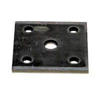 (image for) Trailer Suspension U-Bolt Axle Plate 1 3/4'' Round Axles Dexter/Redneck #117535