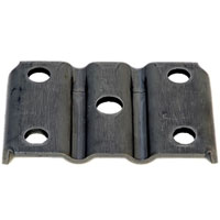 (image for) Trailer Suspension U-Bolt Axle Plate 3'' Round 3.5 HD-7K Axles Dexter/Redneck #12-1