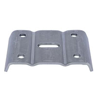 (image for) Trailer Suspension U-Bolt Axle Plate 5" Round 10k HD Axles Dexter/Redneck #12-53