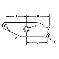 (image for) Trailer 2'' Slipper Spring Suspension Equalizer Bullnose Shape Dexter/Redneck #13-4