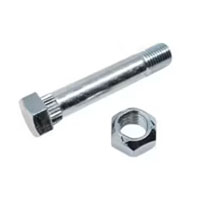 (image for) Trailer Suspension Shackle Bolt And Nut Zinc 9/16" X 3" Dexter/Redneck #166081-Z