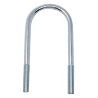(image for) Trailer Zinc Suspension U-Bolt Only 1/2'-20' X 7" For 3" 5.2-7k Round Axle Tubes Dexter/Redneck #1755892LN-Z