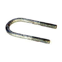 (image for) Trailer Galvanized Suspension U-Bolt Only 1/2'-20' X 5.38" For 2 3/8" 3.5k Round Axle Tubes Dexter/Redneck #176400LN-G