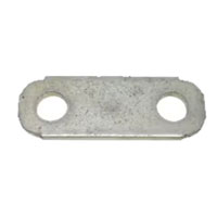(image for) Trailer Zinc Double Eye Spring Shackle Strap 2 1/4" Long Dexter/Redneck #18-11Z