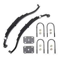 (image for) Trailer Slipper Spring Kit With U-Bolts 24" 5 Leaf Dexter/Redneck #2-1203T3