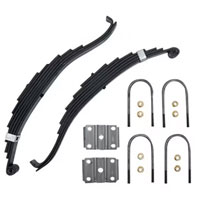 (image for) Trailer Slipper Spring Kit With U-Bolts 24" 7 Leaf Dexter/Redneck #2-1403T3