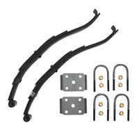 (image for) Trailer Slipper Spring Kit With U-Bolts 25 7/8" 4 Leaf Dexter/Redneck #2-803T3