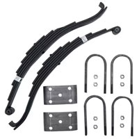 (image for) Trailer Slipper Spring Kit With U-Bolts 27 1/2" 6 Leaf 8k Dexter/Redneck #2-E5115-8K