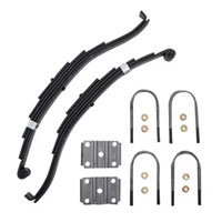 (image for) Trailer Slipper Spring Kit With U-Bolts 25 1/4" 5 Leaf Dexter/Redneck #2-E5226