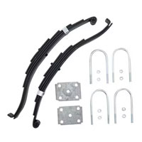 (image for) Marine Trailer Slipper Spring Kit With U-Bolts 25 1/4" 5 Leaf Dexter/Redneck #2-E5226M