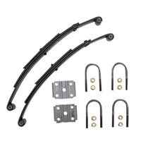 (image for) Trailer Double Eye Spring Kit With U-Bolts 25 1/4" 3 Leaf Dexter/Redneck #2-PR3