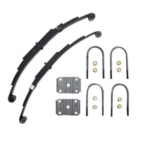 (image for) Trailer Double Eye Spring Kit With U-Bolts 25 1/4" 4 Leaf Dexter/Redneck #2-PR4-AH