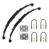 (image for) Trailer Double Eye Spring Kit With U-Bolts 25 1/4" 4 Leaf Dexter/Redneck #2-PR4