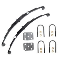(image for) Trailer Double Eye Spring Kit With U-Bolts 25 1/4" 4 Leaf Dexter/Redneck #2-PR4B