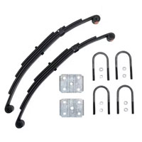 (image for) Marine Trailer Double Eye Spring Kit With U-Bolts 25 1/4" 4 Leaf Dexter/Redneck #2-PR4M