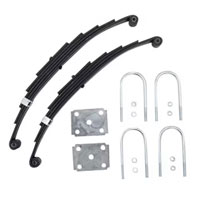 (image for) Marine Trailer Double Eye Spring Kit With U-Bolts 25 1/4" 5 Leaf Dexter/Redneck #2-PR5M