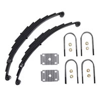 (image for) Trailer Double Eye Spring Kit With U-Bolts 24 7/8" 6 Leaf Dexter/Redneck #2-PR6