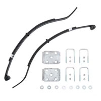 (image for) Marine Trailer Slipper Spring Kit With U-Bolts 23 1/8" 2 Leaf Square Axle Dexter/Redneck #2-WIC2M-SQ