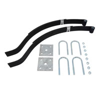 (image for) Marine Trailer Slipper Spring Kit With U-Bolts 23 1/8" 2 Leaf Dexter/Redneck #2-WIC2M