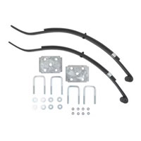 (image for) Marine Trailer Slipper Spring Kit With U-Bolts 27 3/8" 2 Leaf Square Axle Dexter/Redneck #2-WID2M-SQ