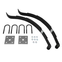 (image for) Trailer Slipper Spring Kit With U-Bolts 23 1/8" 2 Leaf Dexter/Redneck #2-WIE3
