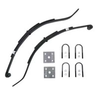 (image for) Trailer Slipper Spring Kit With U-Bolts 27 2/8" 3 Leaf Dexter/Redneck #2-WIF3