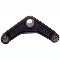 (image for) Trailer Multi Axle Suspension 1 3/4" Double Eye Spring Equalizer Curved 6 1/4" Spring Hole Center Dexter/Redneck #220AIT3B
