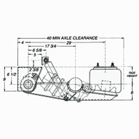 (image for) Trailer Air Ride Suspension 15K Dexter/Redneck #2400080