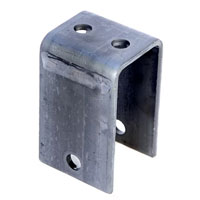 (image for) Trailer Suspension 2" Slipper Spring Front Hanger 4 1/4" Tall 3.5-8k Axle Dexter/Redneck #28-1