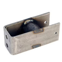 (image for) Trailer Suspension 2" Slipper Spring Rear Hanger 6 3/8" Tall 3.5-8k Axke Dexter/Redneck #30-6-1
